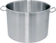 Mega Stainless Steel Marmite Capacity 50lt with Diameter 40cm and Height 40cm.