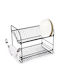 Tekno-Tel Отцедник За Мивка От Inox Черен 40x23x35см