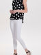 Blush High Waist Women's Jean Trousers in Skinny Fit White