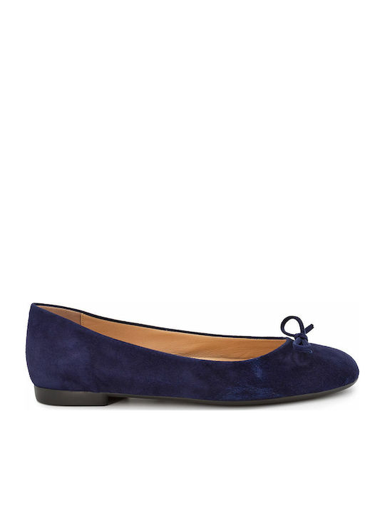 Mourtzi Gabor Suede Damen Ballerinas Marineblau