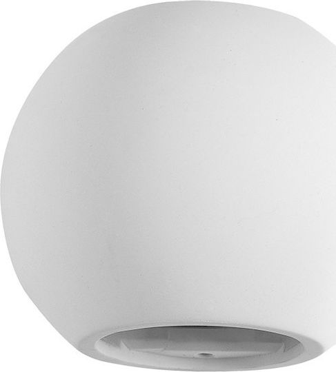 Adeleq Modern Lamp Wall with Socket G9 White 150x12.5x12cm