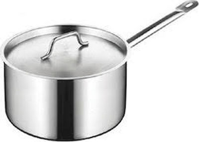 GTSA Stainless Sauce Pan Capacity 2lt with Diameter 16cm and Height 9.5cm.