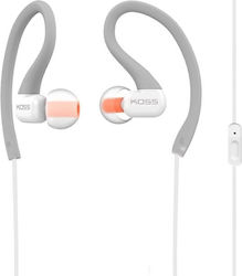 Koss FitClips KSC32i In-ear Handsfree με Βύσμα 3.5mm Γκρι