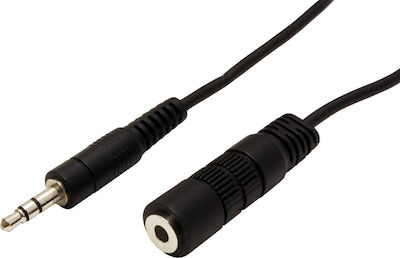 Roline 3.5mm male - 3.5mm female Cable Black 3m (11.09.4353-50)