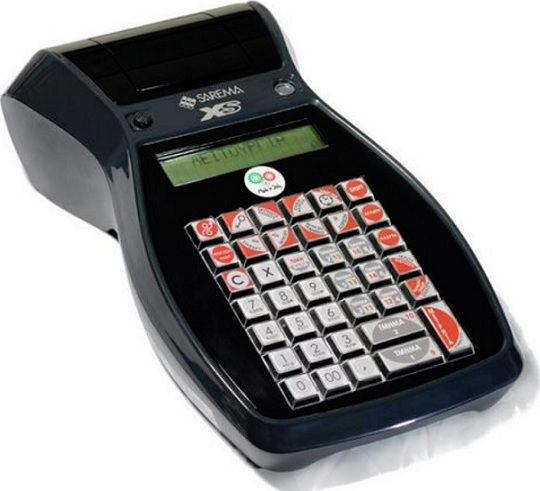 Sarema XS Cash Register Black without Battery in Black Color