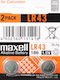 Maxell Baterii alcaline Baterii de ceas pentru ceasuri LR43 1.5V 10buc