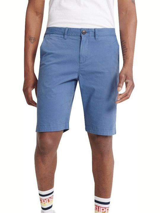 Superdry International Herrenshorts Chino Hellblau