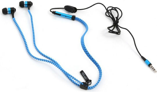 Omega Freestyle Zip In-ear Handsfree με Βύσμα 3.5mm Μπλε