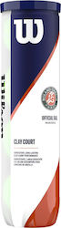 Wilson Roland Garros Clay Mingi Tenis Turneu 4buc Wilson Roland Garros Clay Mingi Tenis Turneu 4buc