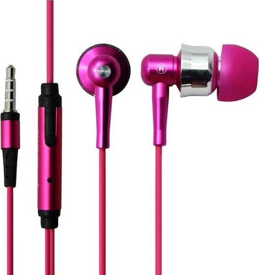 Ovleng iP670 In-ear Handsfree with 3.5mm Connector Pink