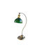 DITS Lighting Murano Glass Office Lamp for Socket E27 in Green Color