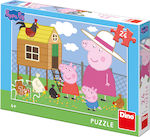 Puzzle pentru Copii Peppa Pig Hen 24buc Dino