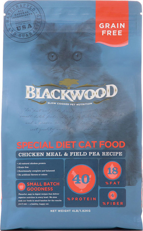 Blackwood Special Diet Cat Food Chicken Meal & Field Pea Recipe Grain