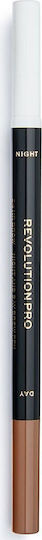 Revolution Beauty Pro Day & Night Brow Pen Eyebrow Pencil Μολύβι για Φρύδια Ash Brown 1.6ml