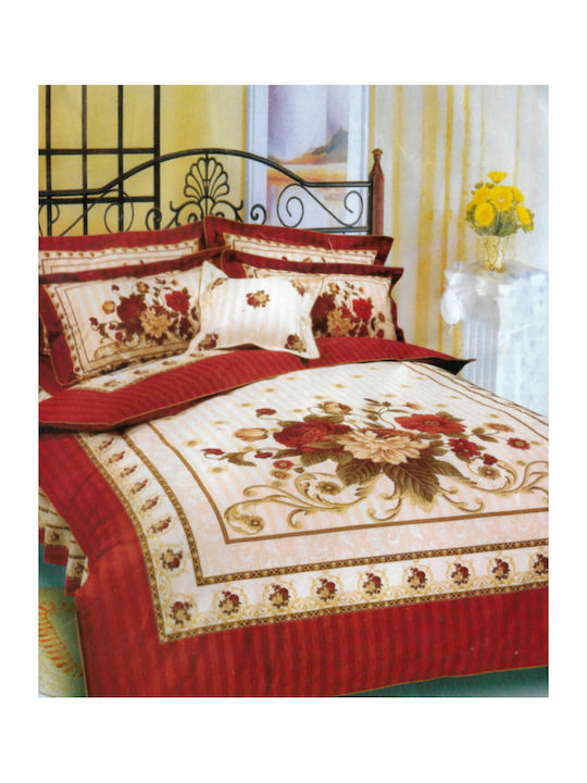 Silk Fashion Duvet Cover Set Cotton Double with...