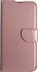 Synthetic Leather Book Rose Gold (Galaxy S20)