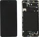 Samsung Ecran cu Mecanism de Atingere și Cadru pentru Galaxy A71 (Negru)