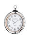 Bizzotto Wall Clock Metallic Black 62x79cm