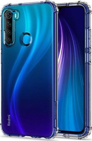 Antishock Back Cover Σιλικόνης 0.5mm Διάφανο (Redmi Note 8T)