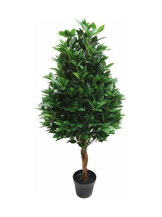 Marhome Artificial Plant in Pot Laurel Green 130cm 1pcs