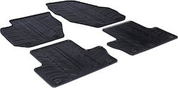 Gledring Set Față și Spate 4 Bucăți Pentru Volvo XC 60 2008-2017 Negru