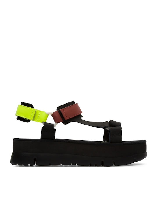 Oruga Up Δερμάτινα Γυναικεία Ανατομικά Σανδάλια Sporty Flatforms