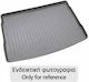 Novline Trunk Mat Tray Type for Renault Dokker 2018+ Black