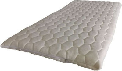 Strom Eco Single Bed Foam Mattress Topper Foam 5+ Aloe Vera with Aloe Vera & Removable Cover 90x200x8cm