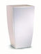 Ghiveci Plastic Alb 31x31x56.5εκ.