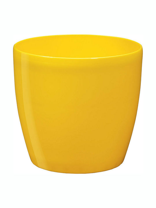 Roto Brillante Pot Yellow 14x14x12.5cm 10.02.0027