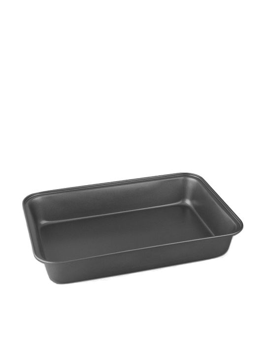 Muhler Backform aus Aluminium mit Stein-Innenbeschichtung 32x22cm