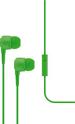 TTEC J10 In-ear Handsfree με Βύσμα 3.5mm Πράσινο