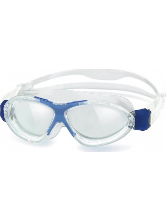 Head Monster Swimming Goggles Kids with Anti-Fog Lenses Transparent/Blue Transparent