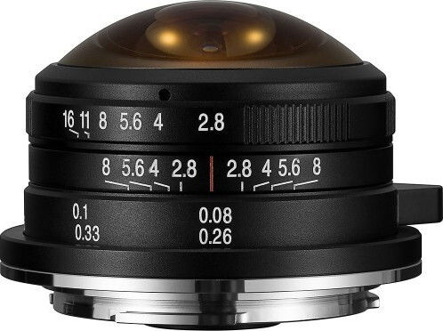 Laowa Crop Φωτογραφικός Φακός 4mm f/2.8 Circular Fisheye / Wide Angle για Fujifilm X Mount Μαύρος