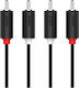 Prolink Cablu RCA De Sex Masculin - RCA De Sex Masculin 5m PB101-0500