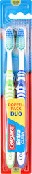 Colgate Extra Clean 1+1 Manual Toothbrush Medium 2pcs