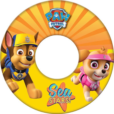 Gim Inel de Înot pentru Copii Paw Patrol Paw Patrol cu Diametru 51cm. pentru 3-6 Ani 870-36110