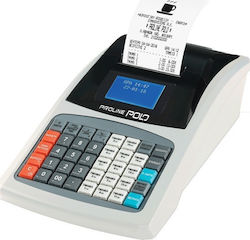 Proline Polo Cash Register with Battery in White Color