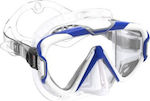 Mares Silicone Diving Mask Pure Wire Διάφανο / Μπλε Blue