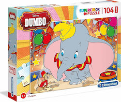 Kids Puzzle Dumbo for 4++ Years 104pcs Clementoni