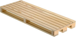 S0203 BAMBOO DISC PALETTE NATURAL COLOUR 40X15.2x3.5cm LEONE