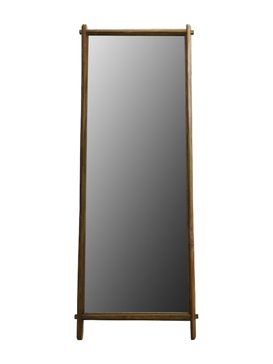 Zaros Καθρέπτης Δαπέδου με Ξύλινο Πλαίσιο Danette 62x8x165εκ.