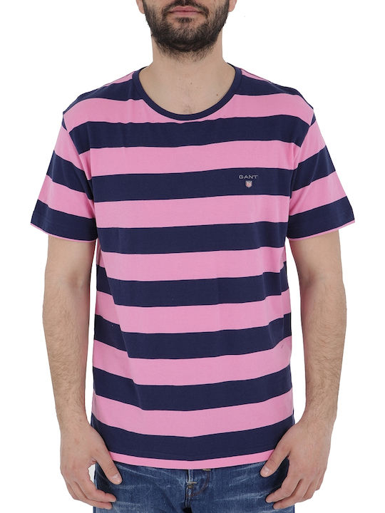 Gant Men's Short Sleeve T-shirt Pink