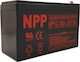 Npp NPP 12V 7Ah Μπαταρία UPS με Χωρητικότητα 7Ah και Τάση 12V 1τμχ