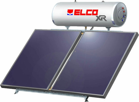Elco EL-200 XR Ηλιακός Θερμοσίφωνας 200 λίτρων Glass Διπλής Ενέργειας με 3τ.μ. Συλλέκτη