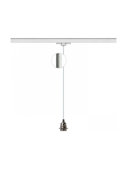 Rendl Light Studio Elisa Pendant Light Suspension Rail for Socket E27 Gray