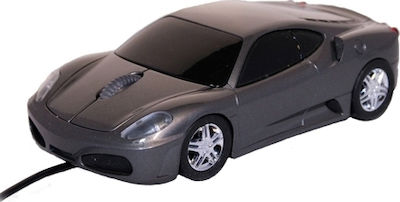 Smartec Road Ferrari F430 Wired Mouse Gray