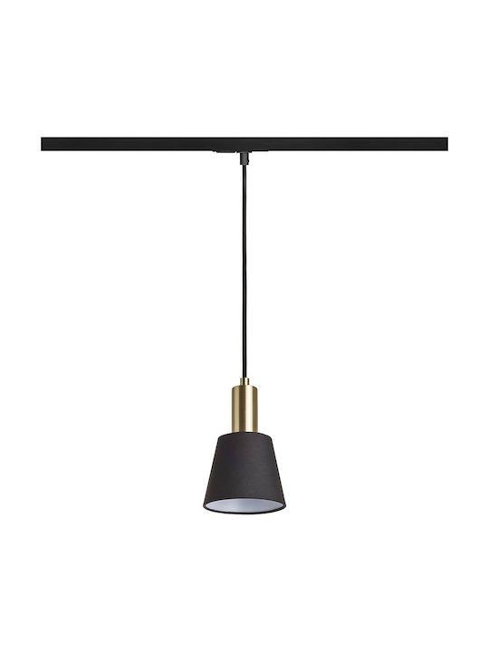 Rendl Light Studio Icar Pendant Light Single-Light Bell for Socket E27 Black