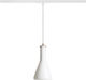 Rendl Light Studio Pulire CON Pendant Light Single-Light Rail for Socket E14, E.14 White