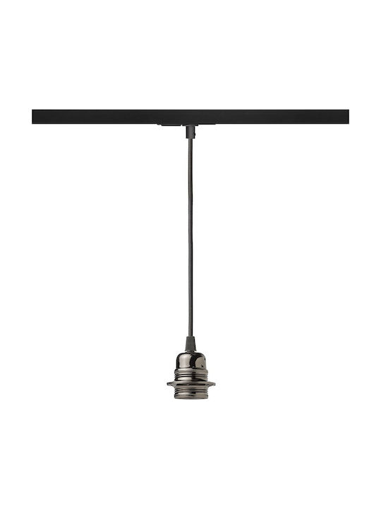 Rendl Light Studio Elisa Pendant Light Suspension Rail for Socket E27 Black